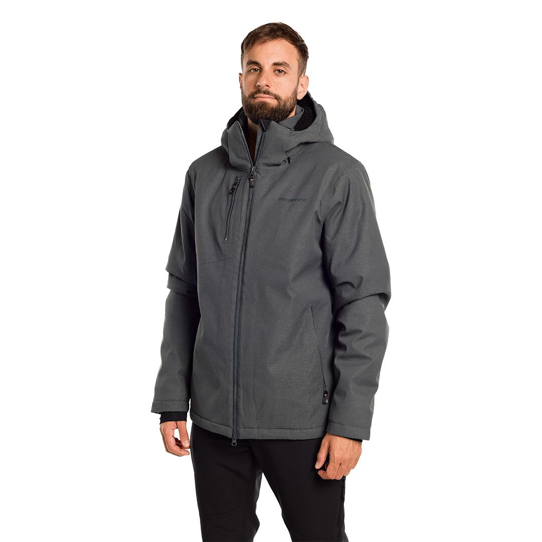 Chaqueta acolchada para Hombre Trangoworld Jorel termic Gris/Negro/Negro 3/7