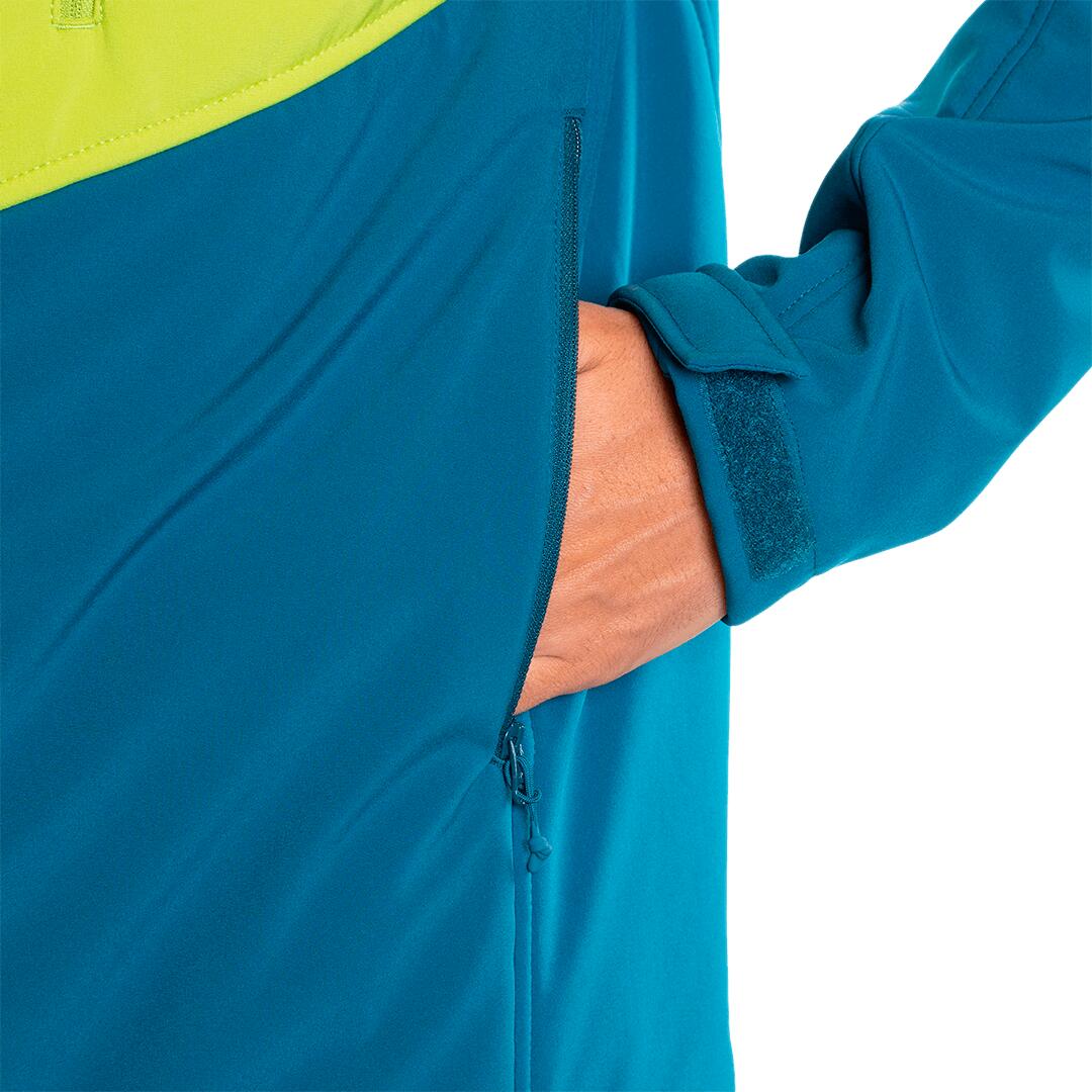 Softshell para Hombre Trangoworld Chantar Azul/Verde 7/7