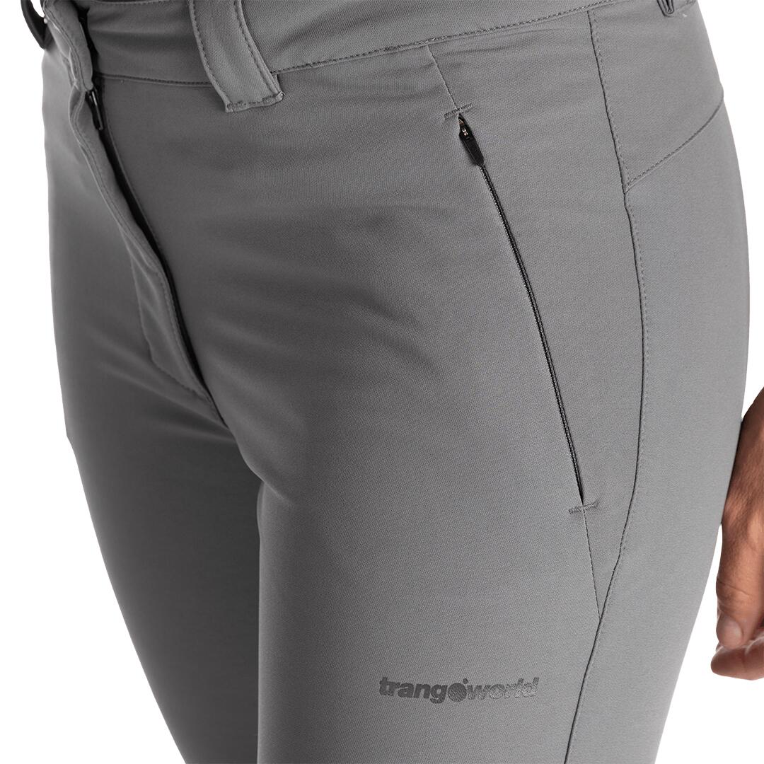 Pantalón para Mujer Trangoworld Glamos Gris 5/5