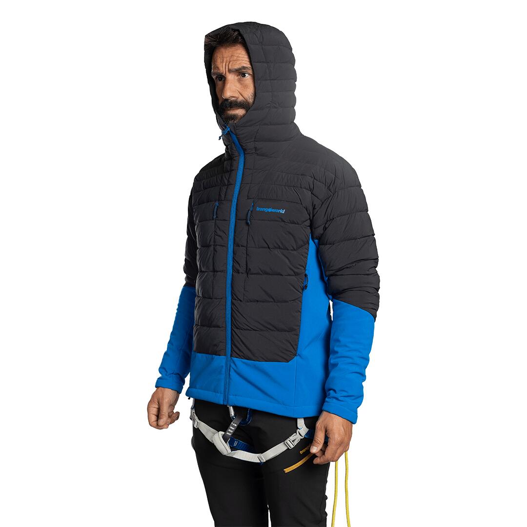 Chaqueta acolchada para Hombre Trangoworld Beraldi kb Negro/Azul 5/7