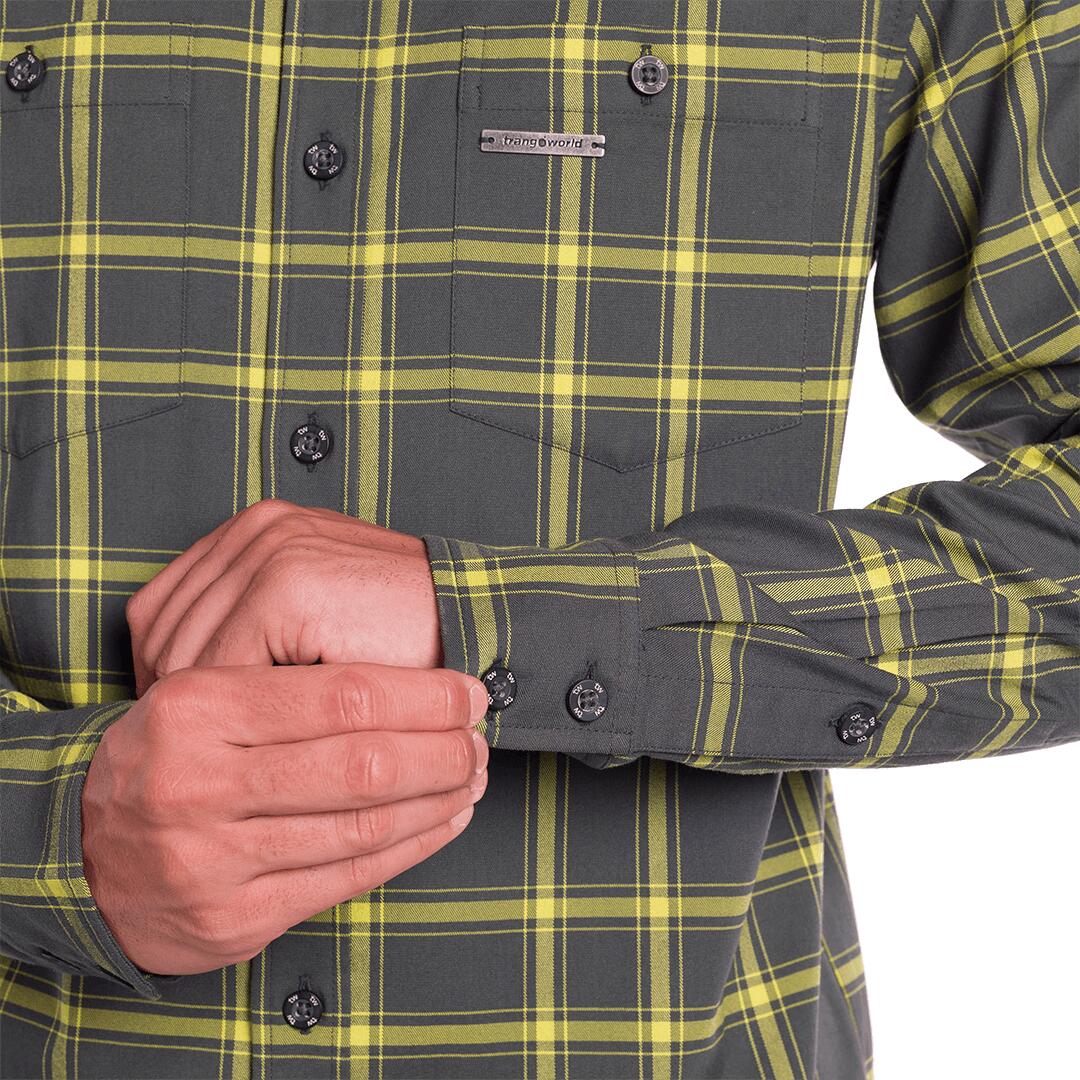 Camisa mangas largas para Hombre Trangoworld Zernez Verde 5/6