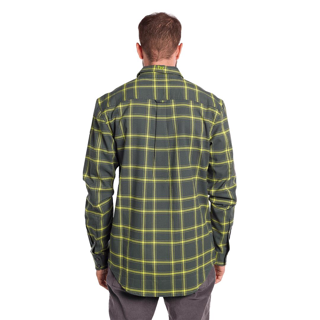 Camisa mangas largas para Hombre Trangoworld Zernez Verde 4/6