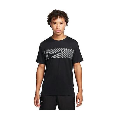 T-shirt volwassen nike miler flash zwart