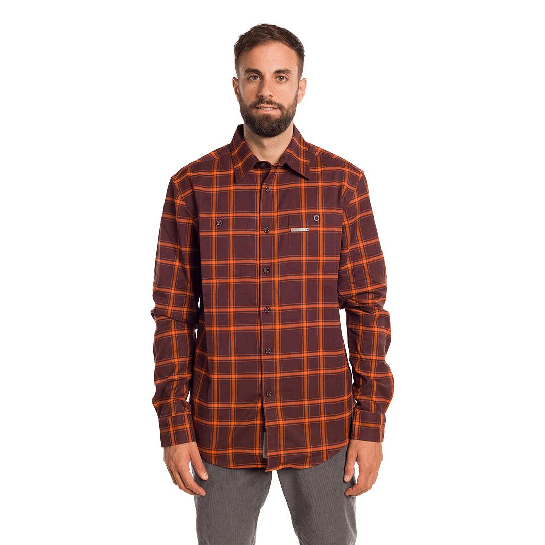 Camisa mangas largas para Hombre Trangoworld Zernez Marrón 3/6