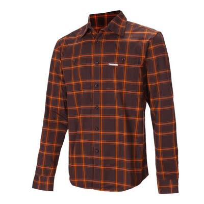 Camisa mangas largas para Hombre Trangoworld Zernez Marrón