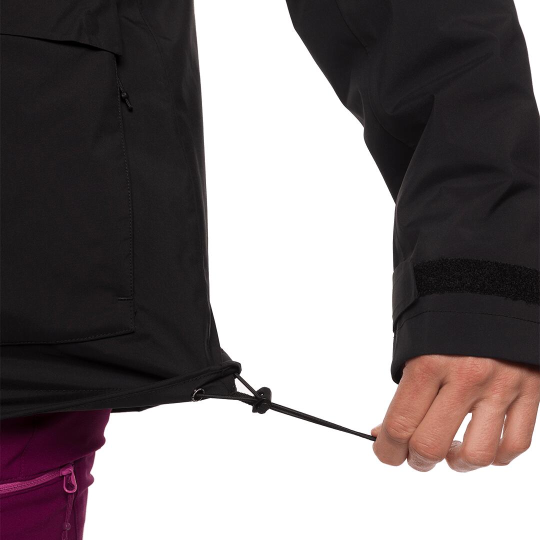 Chaqueta 3 en 1 para Mujer Trangoworld Brienz complet Negro/Negro Impermeable 7/7