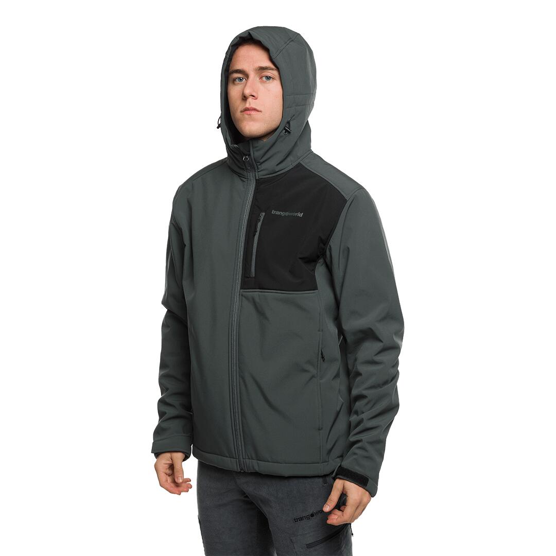 Softshell para Hombre Trangoworld Lanarce Gris/Negro 7/7