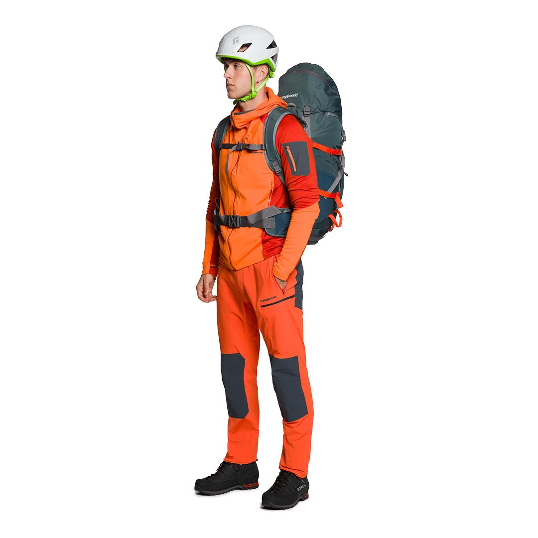 Pantalón para Hombre Trangoworld Drohmo df Naranja/Gris 5/5