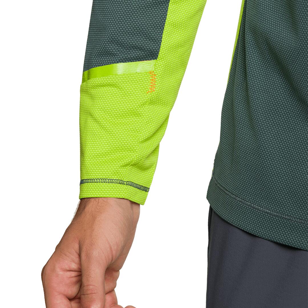 Camiseta manga larga para Hombre Trangoworld Rimont Verde/Verde 5/5