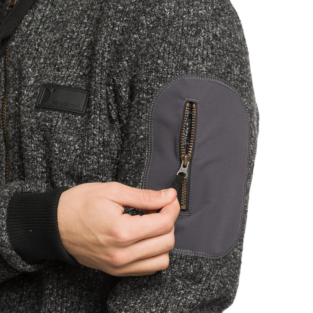 Forro polar para Hombre Trangoworld Tindaya st Negro/Gris 7/7