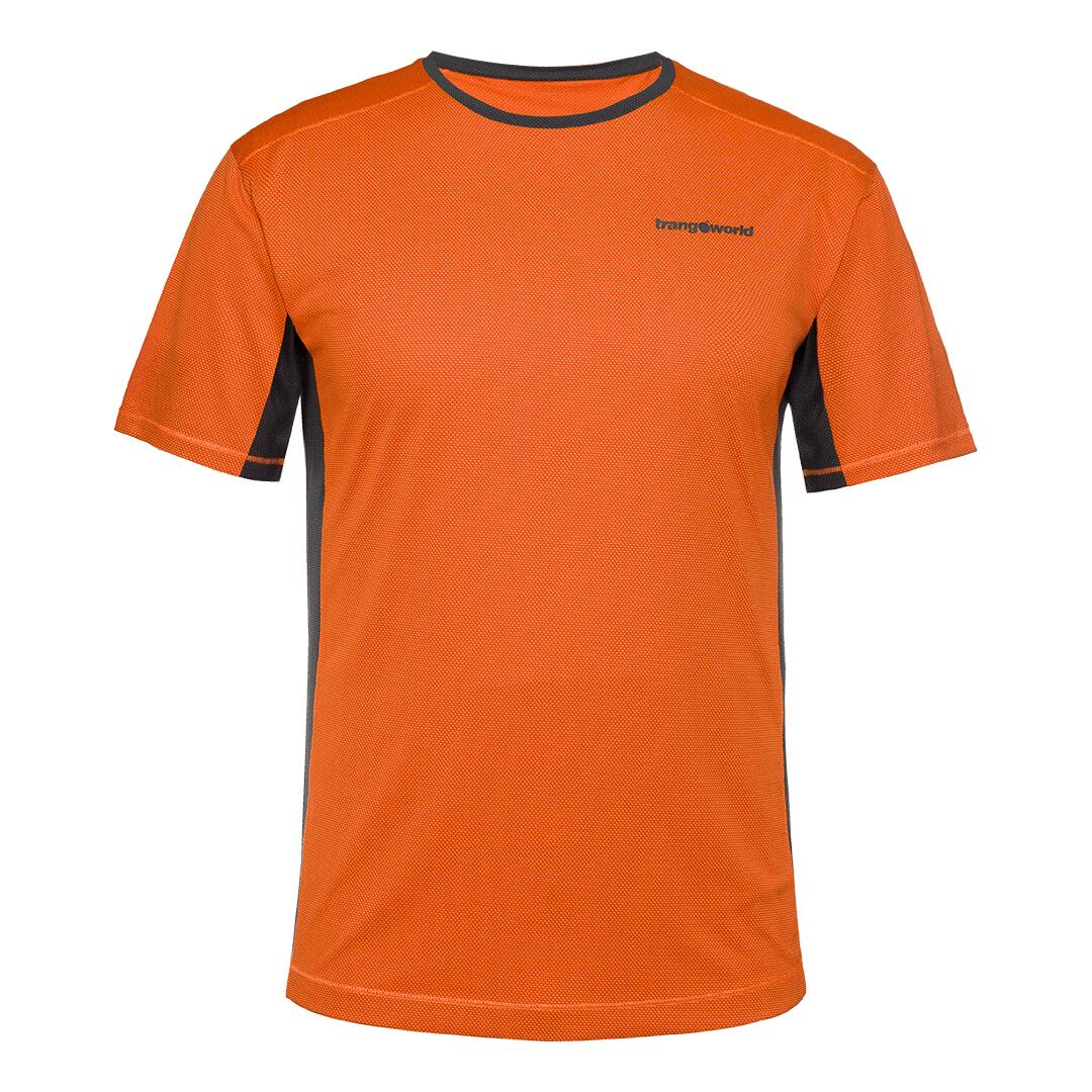 TRANGOWORLD Camiseta para Hombre Trangoworld Ritsem Naranja/Gris