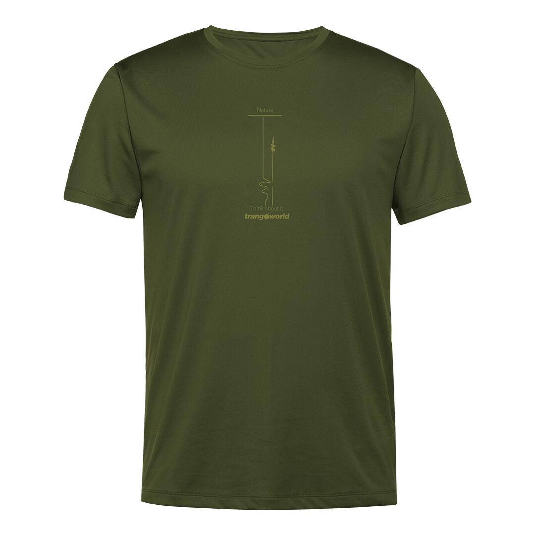TRANGOWORLD Camiseta para Hombre Trangoworld Adigo Verde protección UV+30