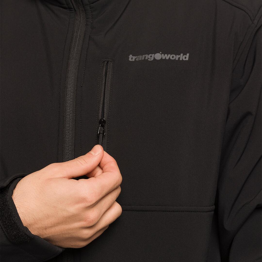 Softshell para Hombre Trangoworld Lanarce Negro 7/7