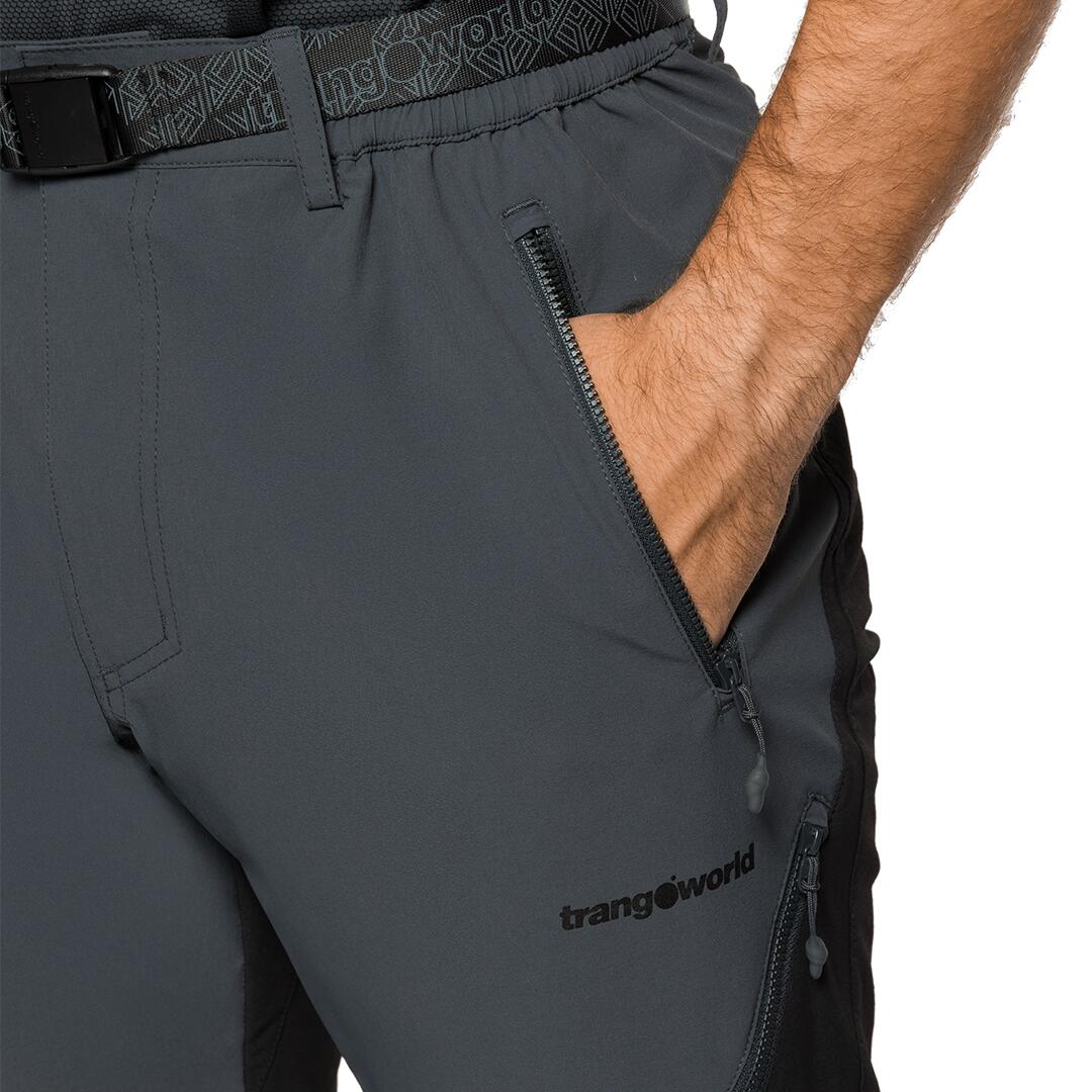 Pantalón para Hombre Trangoworld Grisons Gris/Negro 4/5