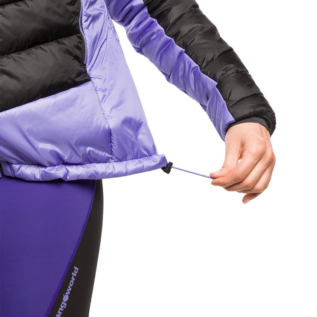 Chaqueta acolchada para Mujer Trangoworld Rulhe Negro/Morado/Gris 7/7