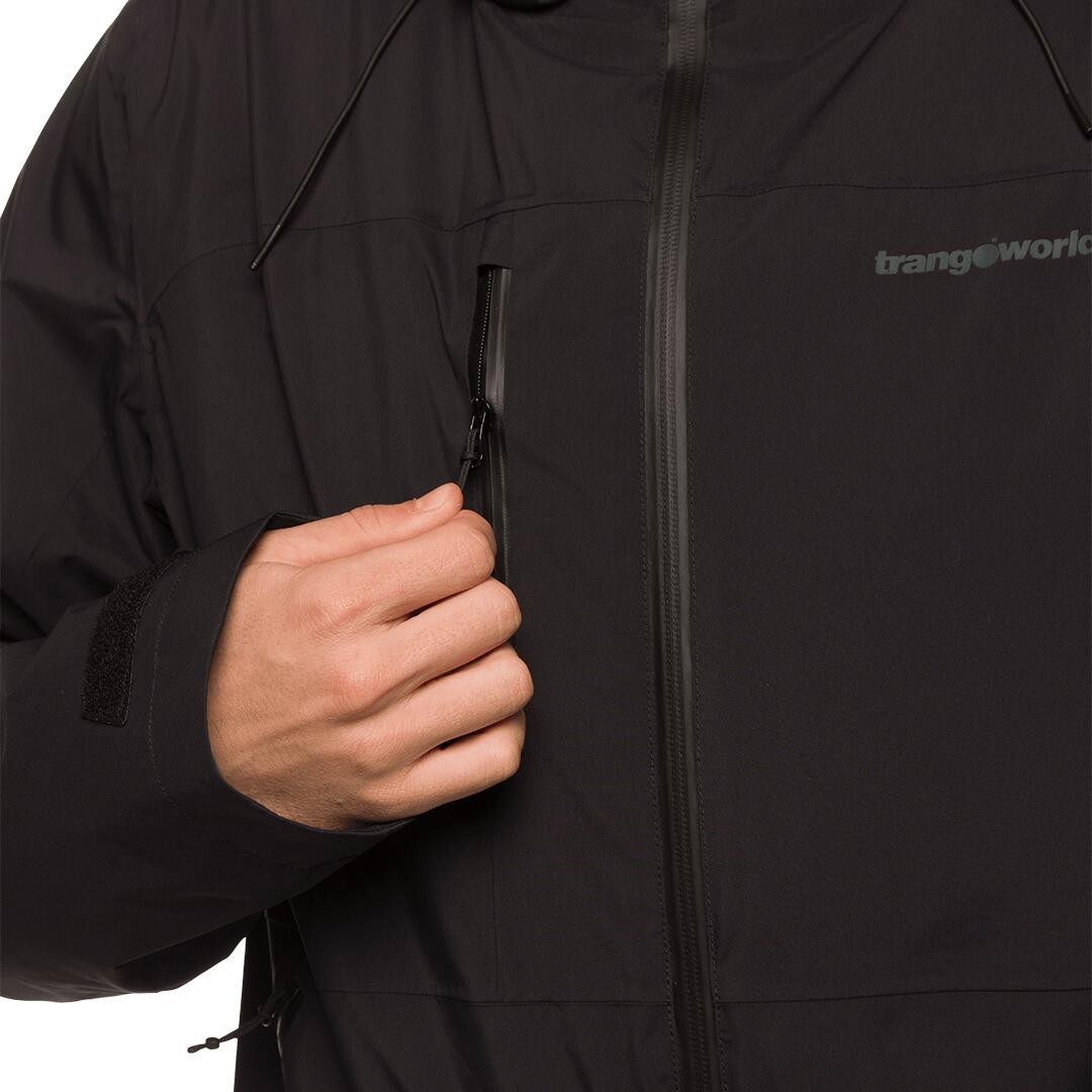 Chaqueta 3 en 1 para Hombre Trangoworld Salama complet Negro/Negro Impermeable 7/7