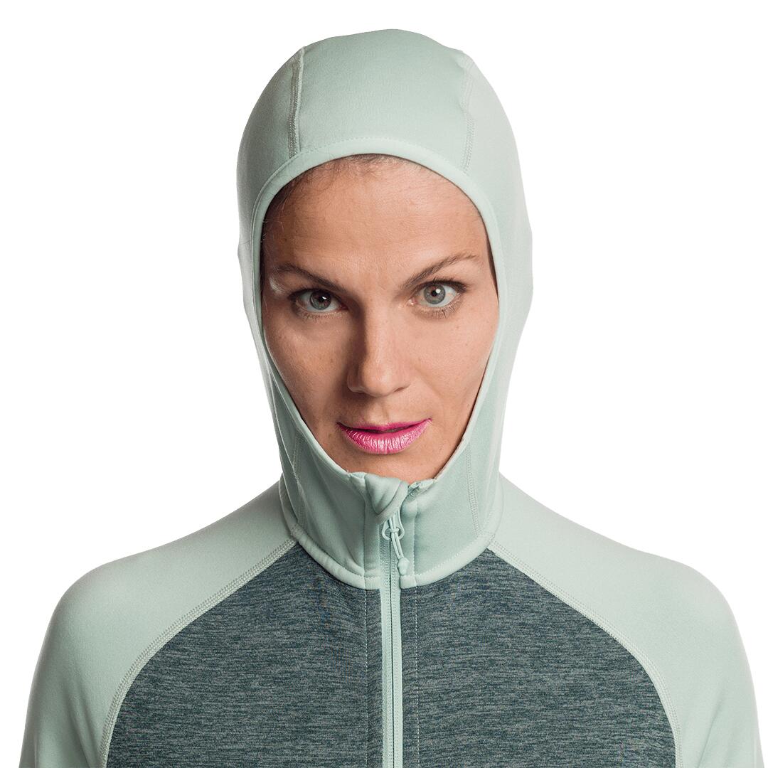 Forro polar para Mujer Trangoworld Polset Verde/Verde/Gris 7/7