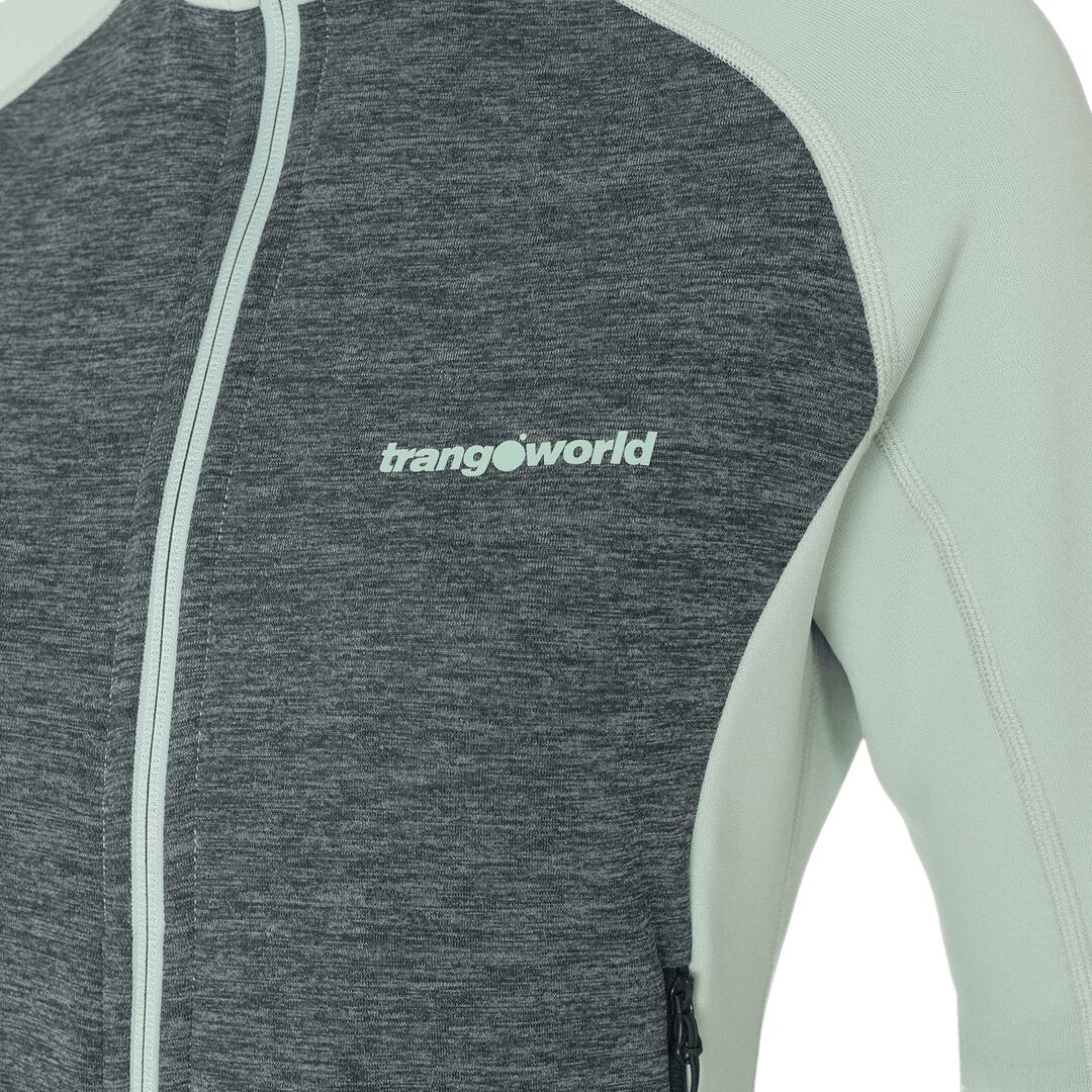 Forro polar para Mujer Trangoworld Polset Verde/Verde/Gris 2/7