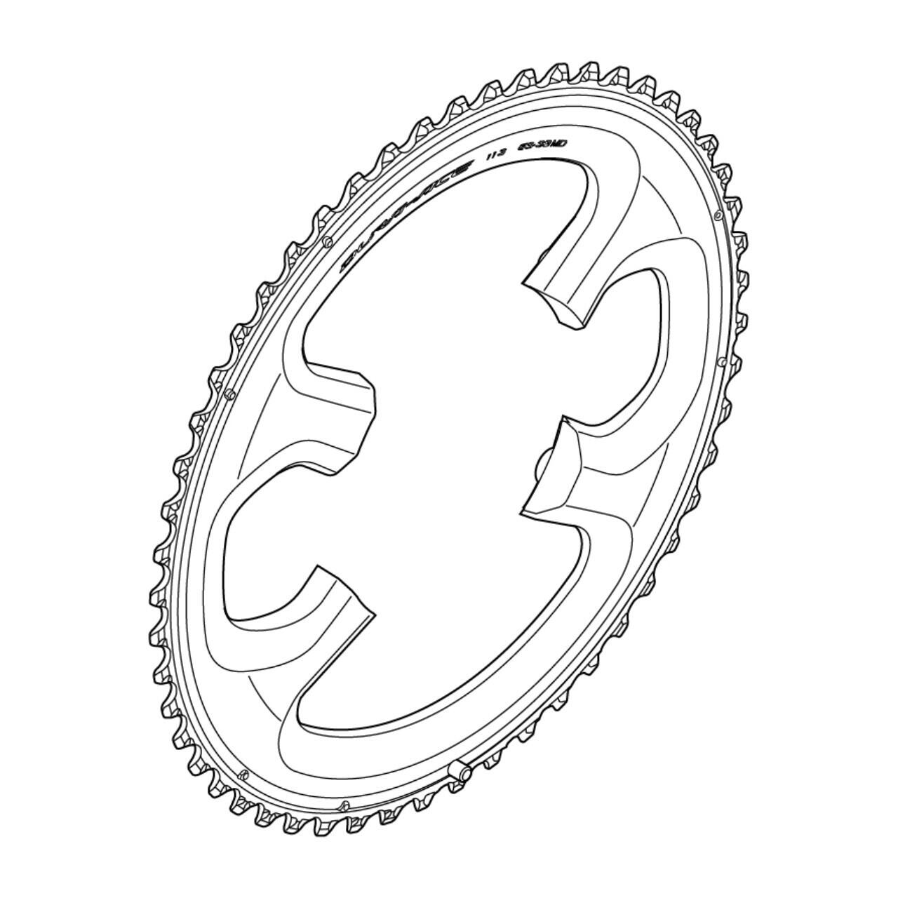 SHIMANO Vassoio Shimano Dura-Ace FC-9000