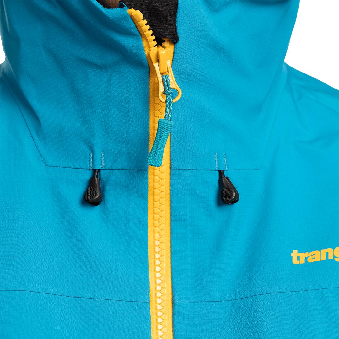 Chaqueta para Mujer Trangoworld Highgate 3l woman Azul/Naranja Impermeable 7/7