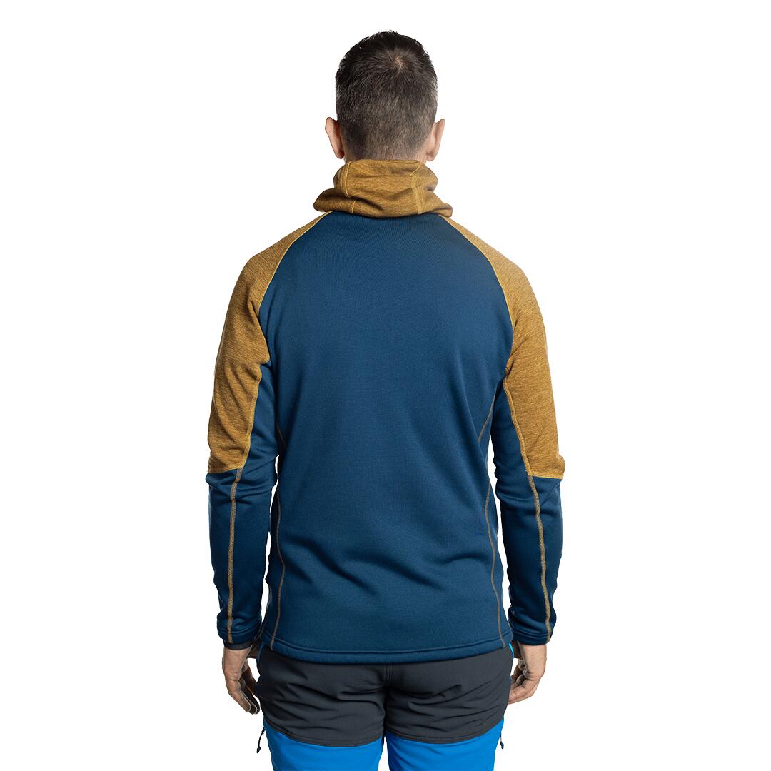 Forro polar para Hombre Trangoworld Calabre Amarillo/Azul/Gris 4/7