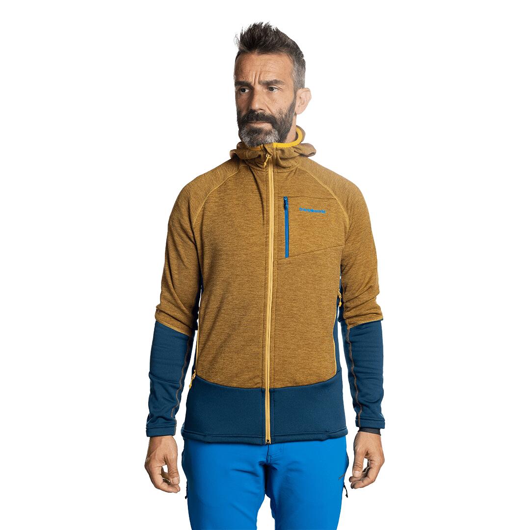 Forro polar para Hombre Trangoworld Calabre Amarillo/Azul/Gris 3/7