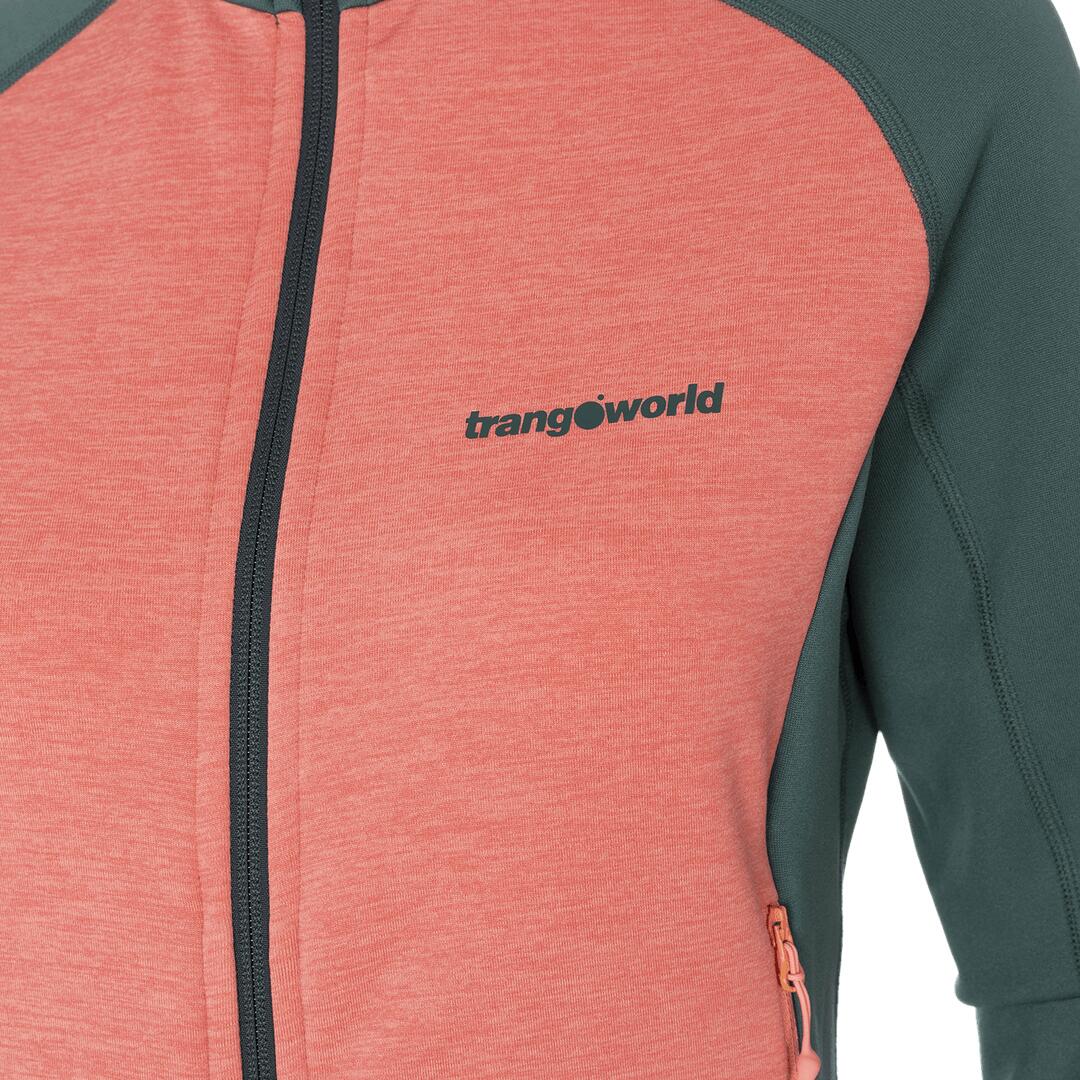 Forro polar para Mujer Trangoworld Polset Rosa/Verde/Gris 2/7