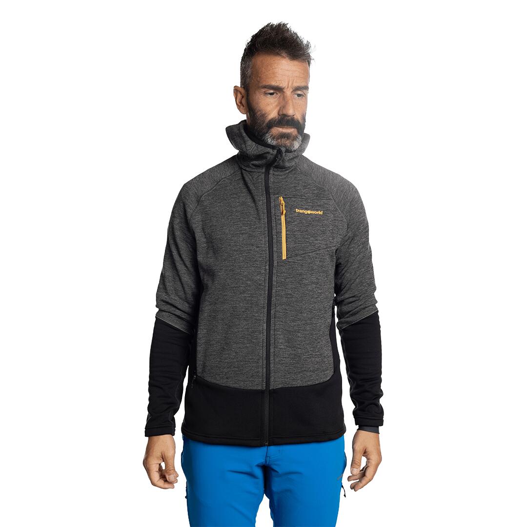 Forro polar para Hombre Trangoworld Calabre Negro/Gris 3/7