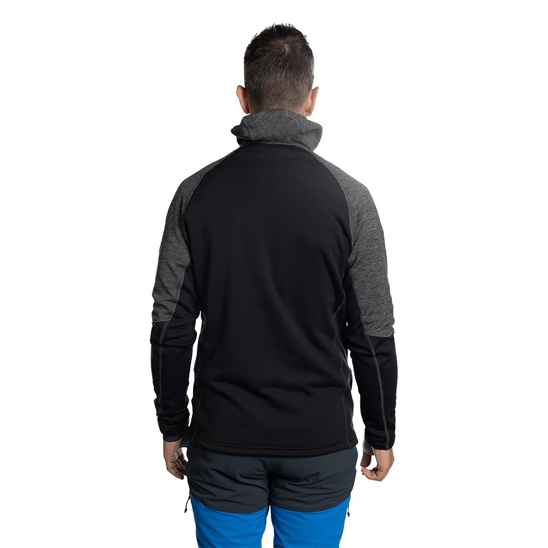 Forro polar para Hombre Trangoworld Calabre Negro/Gris 4/7