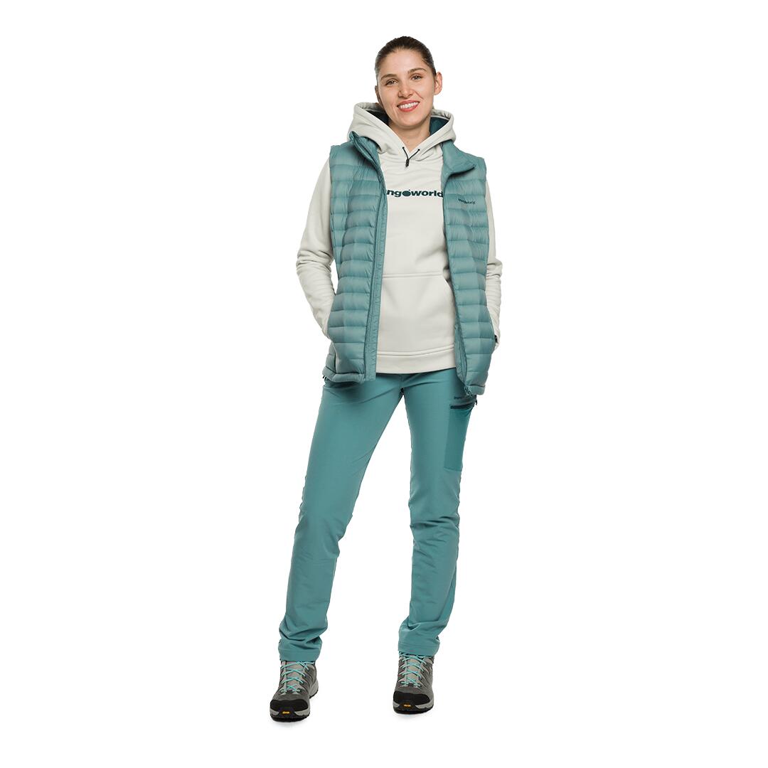 Chaleco para Mujer Trangoworld Saloria dc Azul 80g 600cuin 7/7