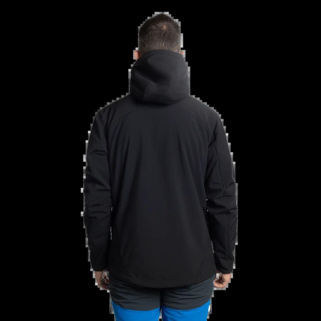 Softshell para Hombre Trangoworld Chantar Negro/Amarillo 4/7