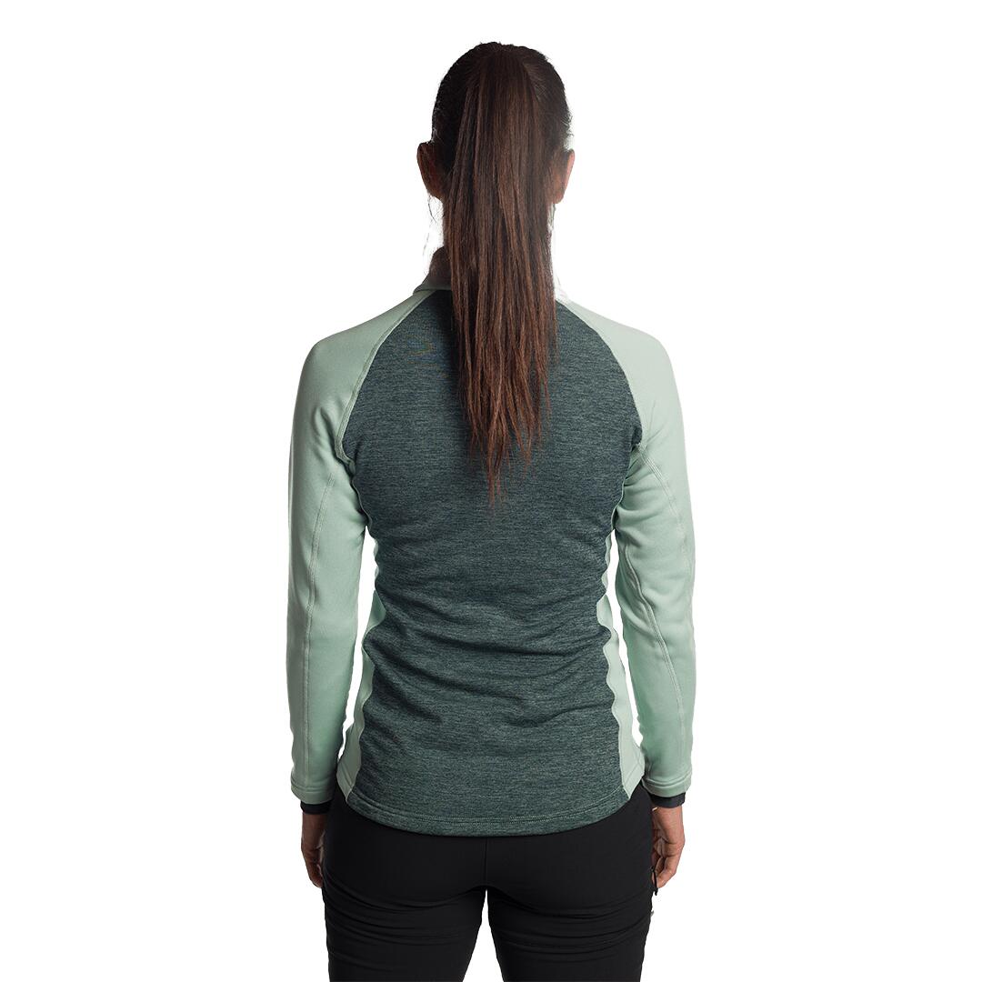 Jersey para Mujer Trangoworld Palieres Verde/Gris/Verde 4/6