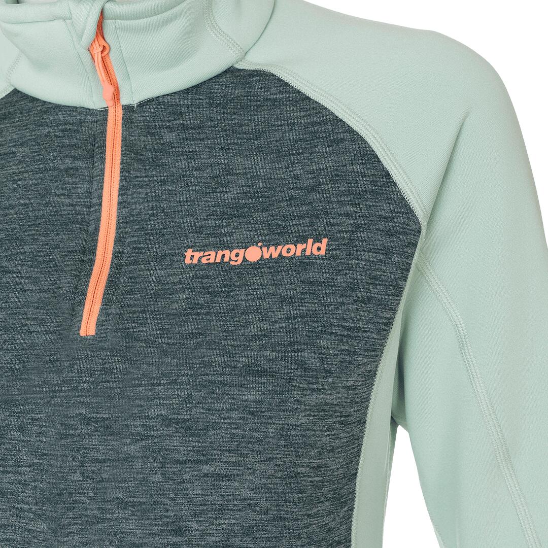 Jersey para Mujer Trangoworld Palieres Verde/Gris/Verde 2/6