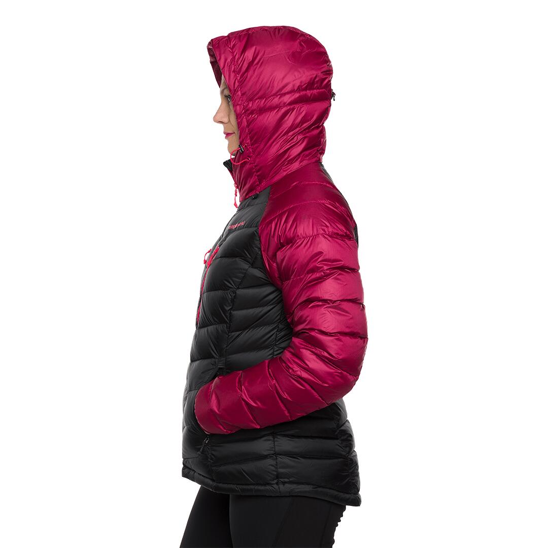 Plumífero para Mujer Trangoworld Leynar Negro/Rojo/Rosa 190g 700cuin 7/7