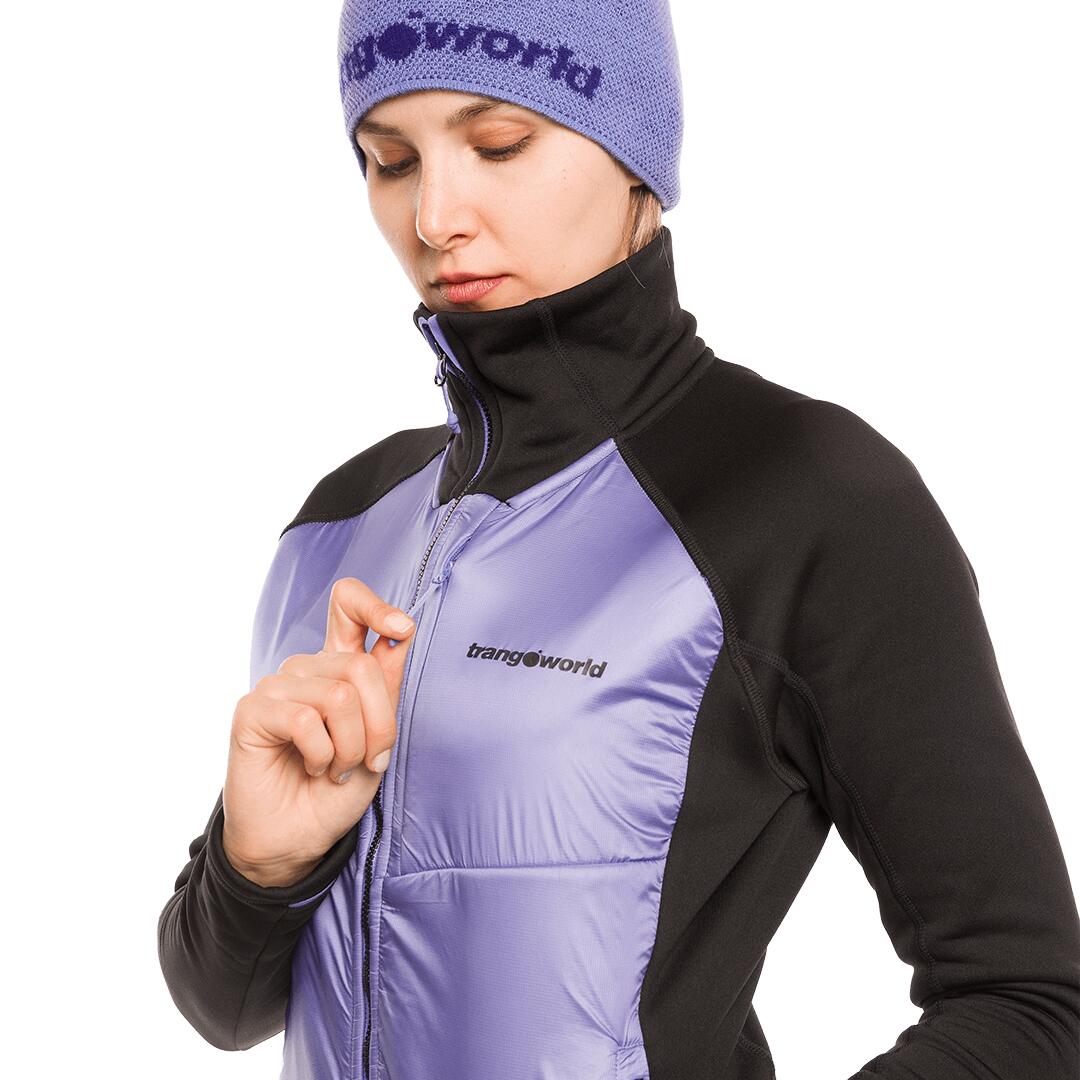 Forro polar para Mujer Trangoworld Lund Negro/Morado 7/7