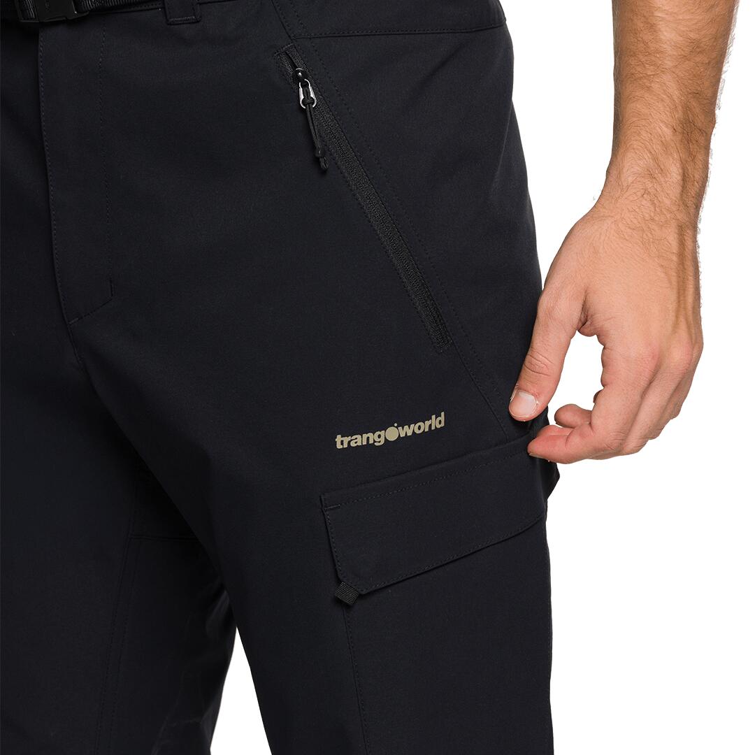 Pantalón para Hombre Trangoworld Zagora df Negro 4/4