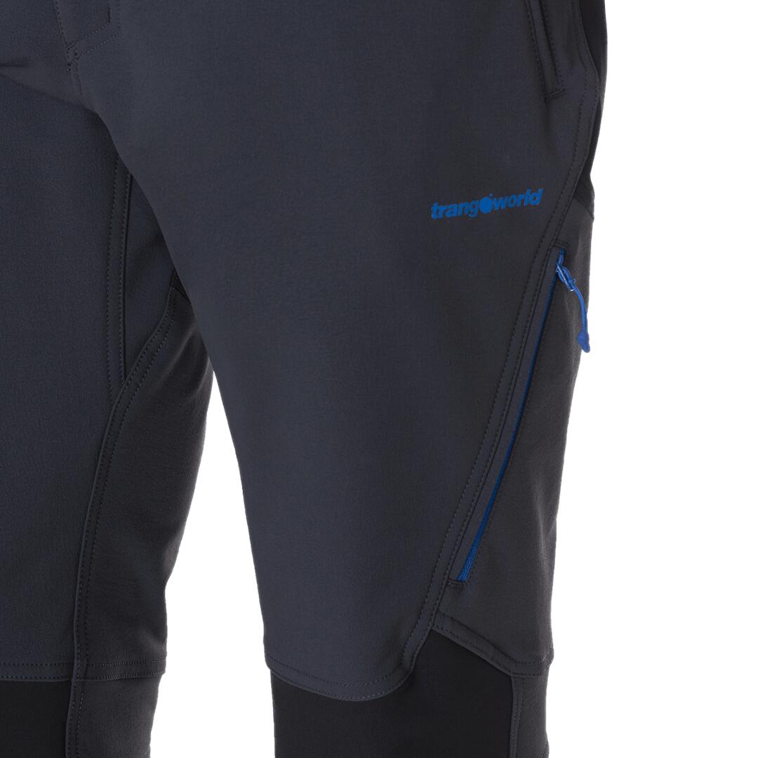 Pantalón para Hombre Trangoworld Rovek dr Gris/Negro protección UV+30 2/7