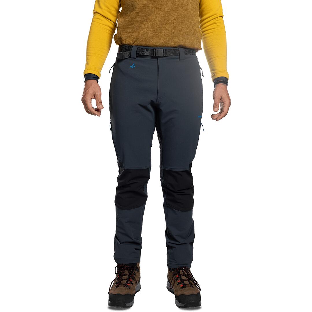 Pantalón para Hombre Trangoworld Rovek dr Gris/Negro protección UV+30 3/7
