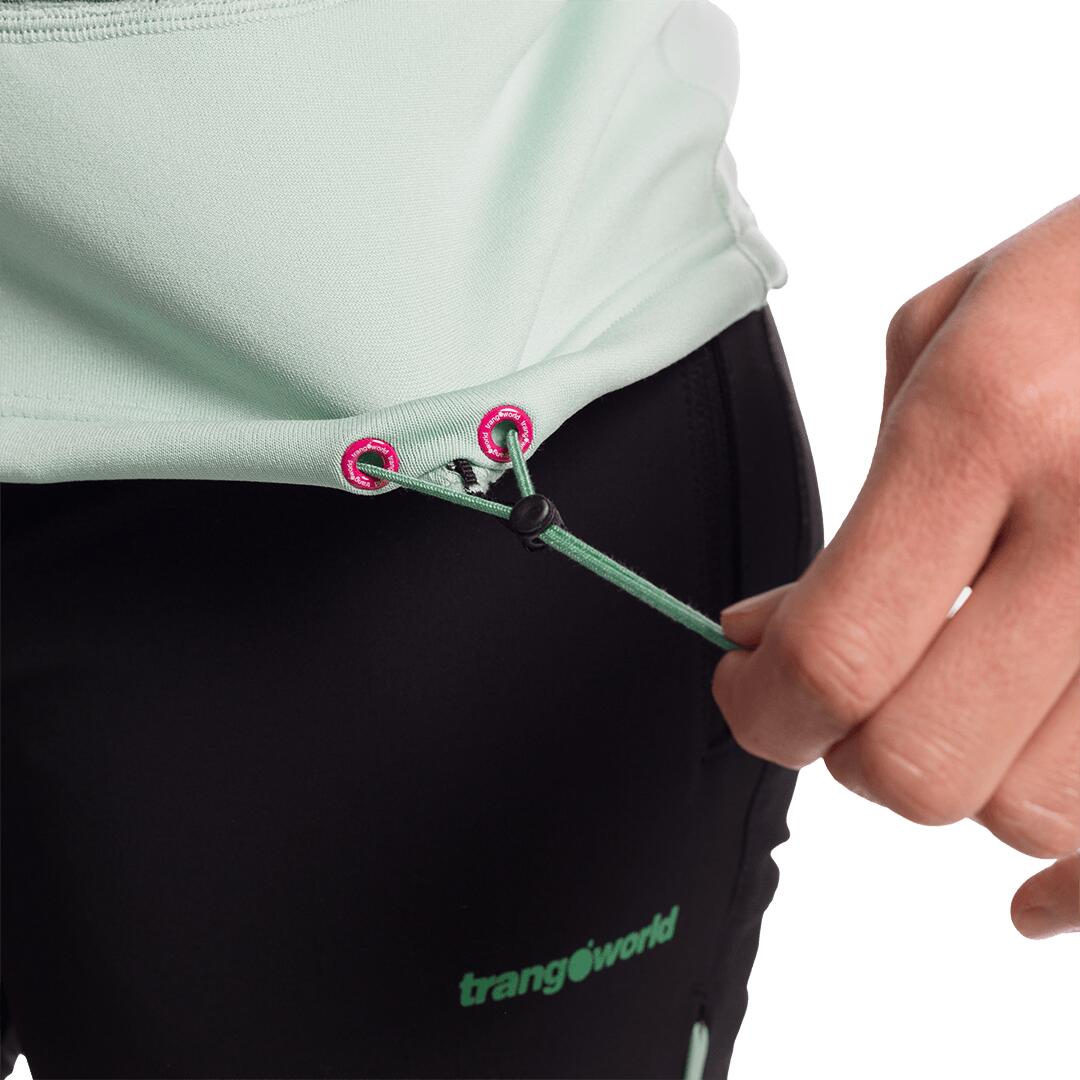 Forro polar para Mujer Trangoworld Polset Verde/Verde/Gris 6/7