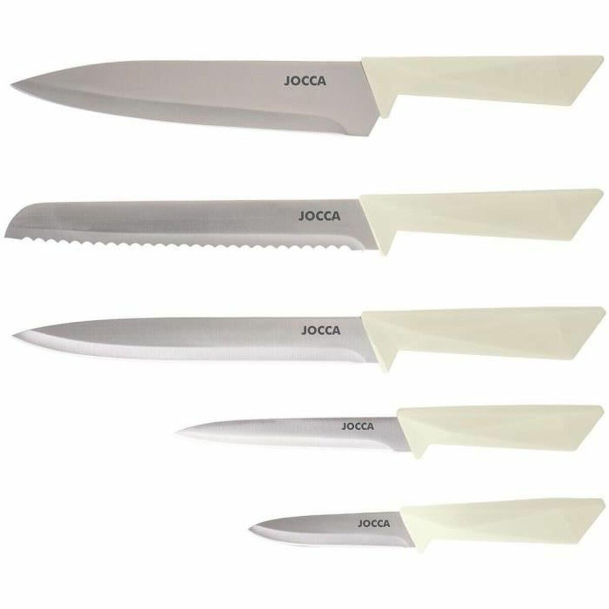 Conjunto de Facas JOCCA Branco 3/5