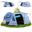 Tenda de campismo familiar - Kambo - 6 pessoas - Outdoor - 1x cabina