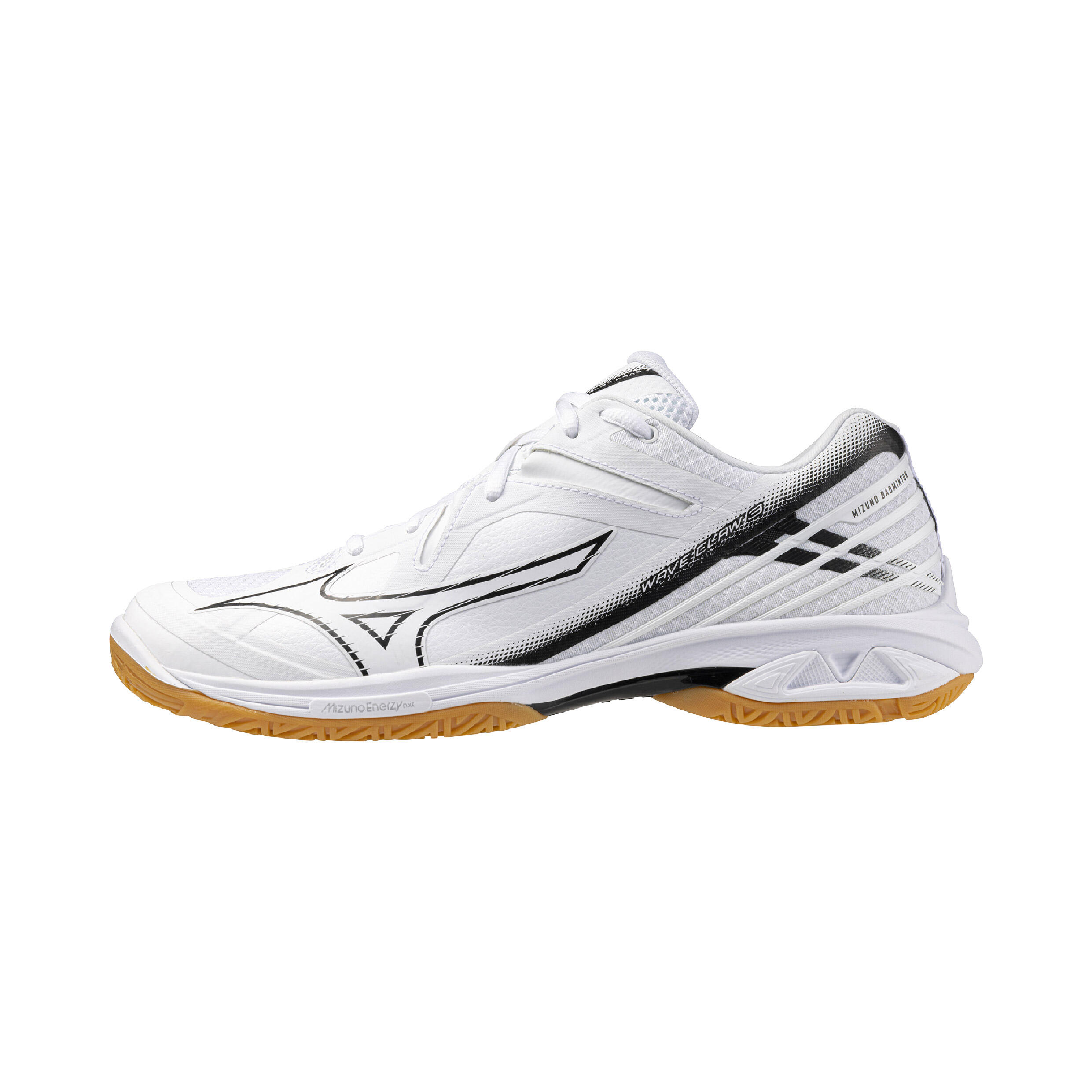 トリプル60 ウッドグレイン ホワイトカーボン wavy 可能 Badminton Shoe Wave Claw 3 (White/Black) [Unisex] (25SS)