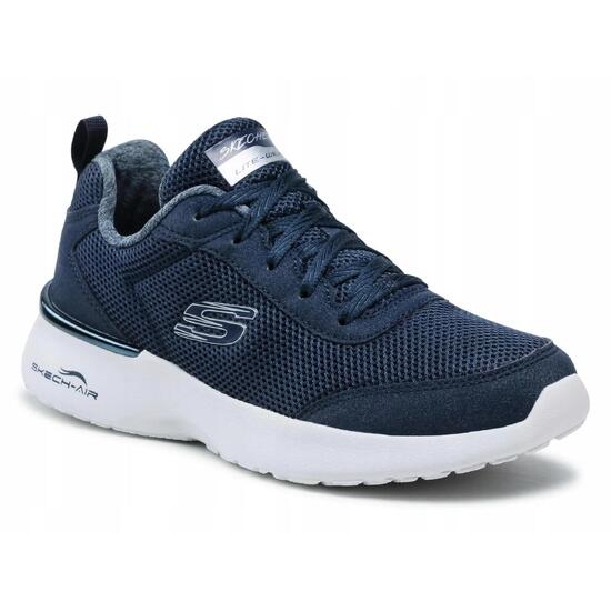 BUTY damskie SKECHERS DYNAMIGHT 12947-NVY granatowe lekkie sportowe 37,5