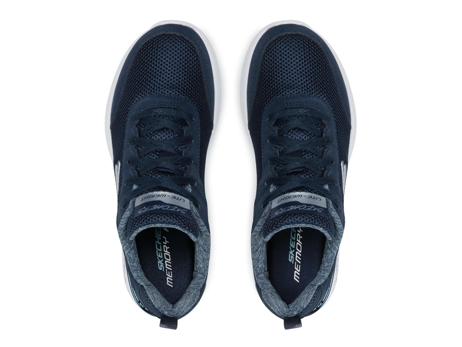 Buty Damskie Skechers Dynamight Granatowe Lekkie Sportowe 7/7