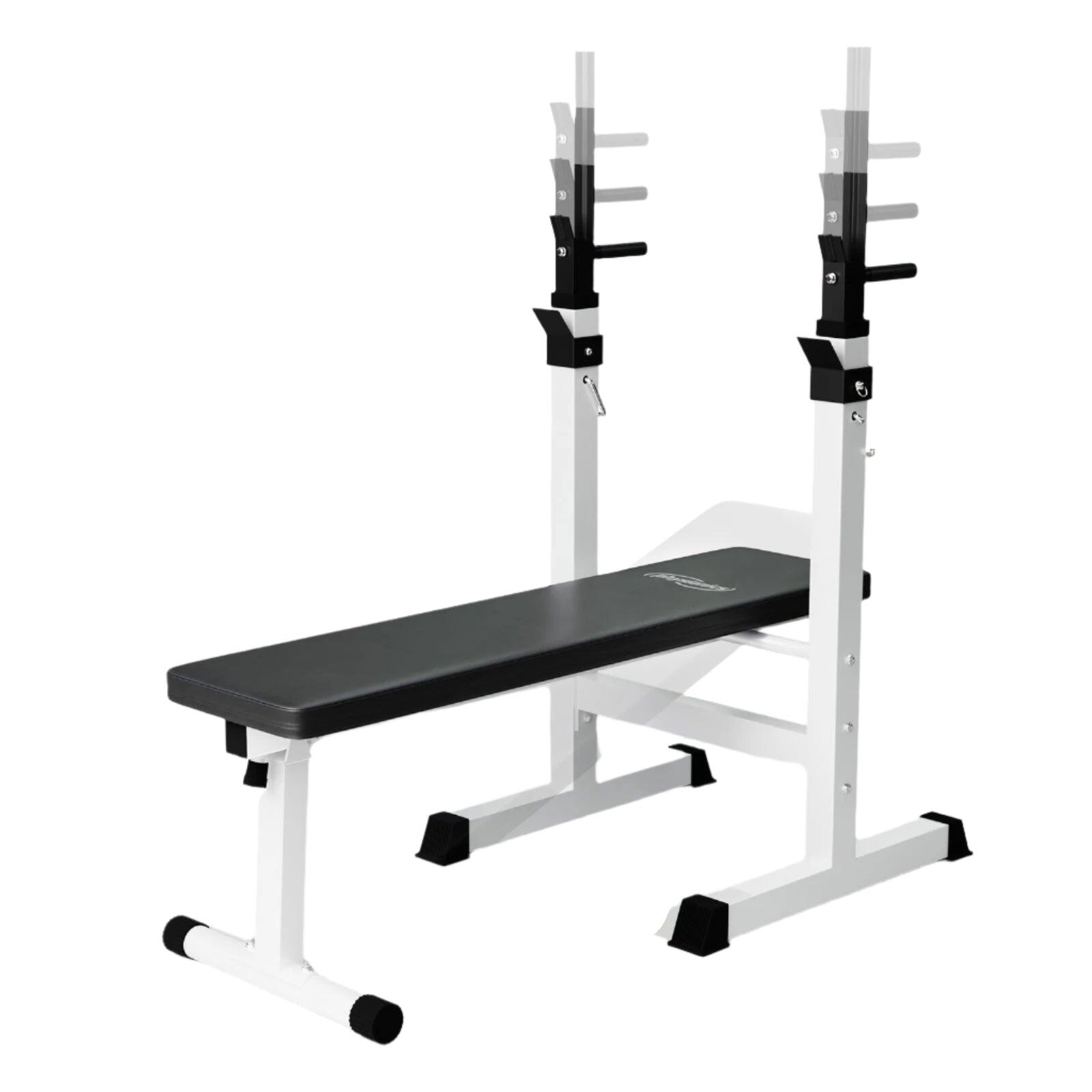 GORILLA SPORTS Physionics Halterbank - Haltersteunen - Verstelbaar - Opvouwbaar