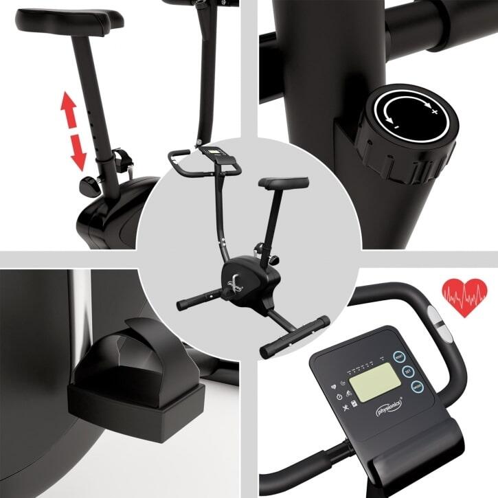 Bicicletă cardio cu afișaj LCD, Physionics