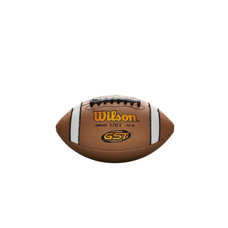 Wilson - Ballon Enfant Wilson Gst Composite - Ballon De Foot Américain - Marron|noir - Taille Unique - Decathlon