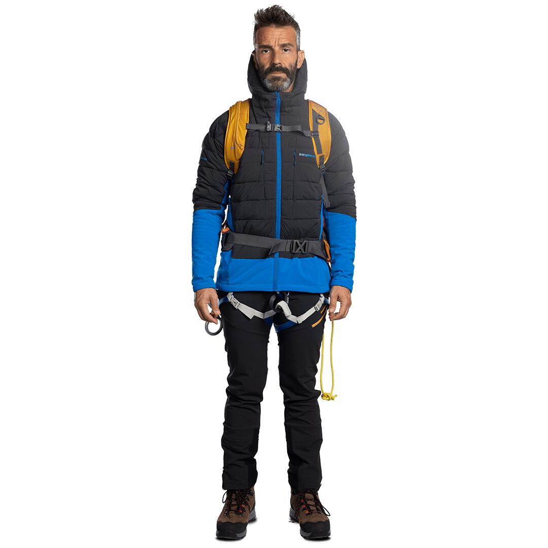 Chaqueta acolchada para Hombre Trangoworld Beraldi kb Negro/Azul 4/7