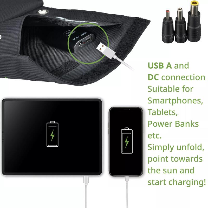 Chargeur de porte du panneau solaire 21W Bresser