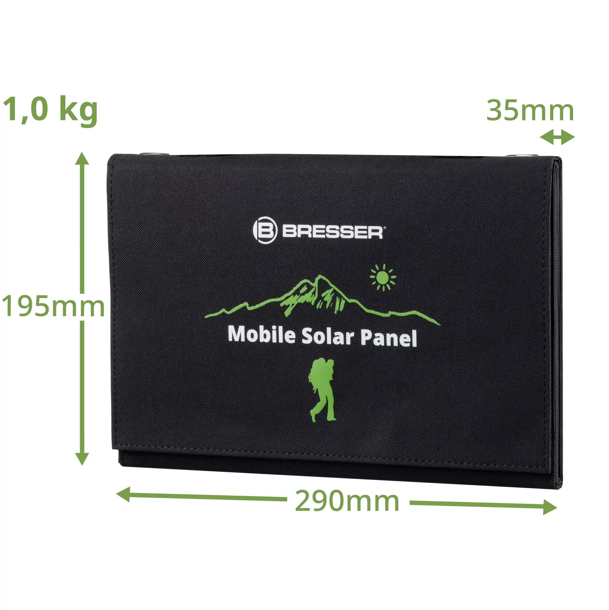 Panel solar cargador  portátil 21W BRESSER 4/7